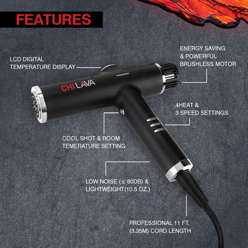 CHI LAVA Pro Hair Dryer, , large image number null